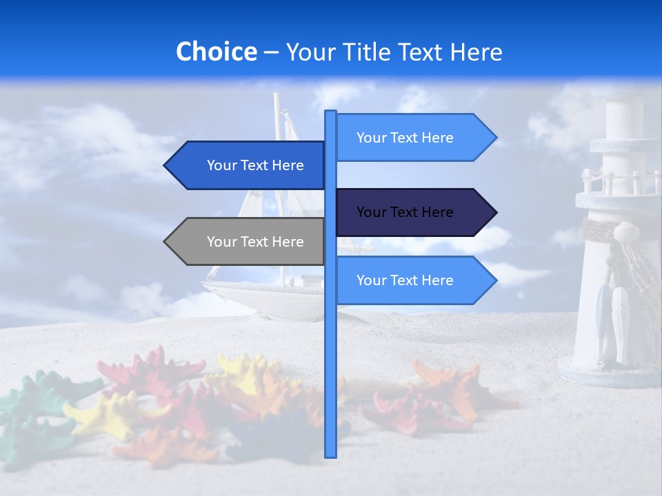 Nature Boat Sign PowerPoint Template
