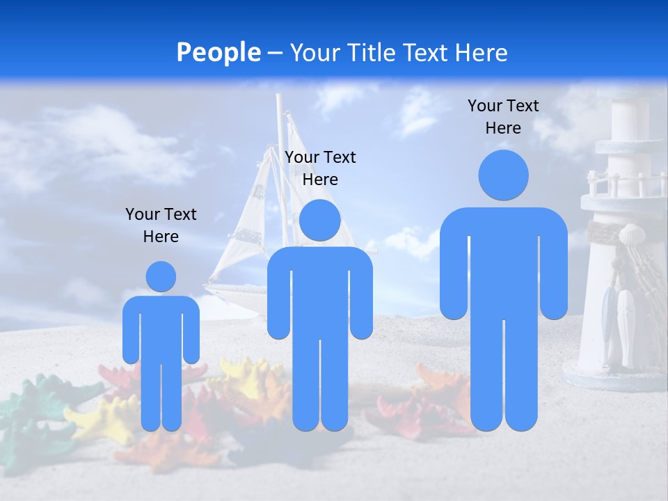 Nature Boat Sign PowerPoint Template