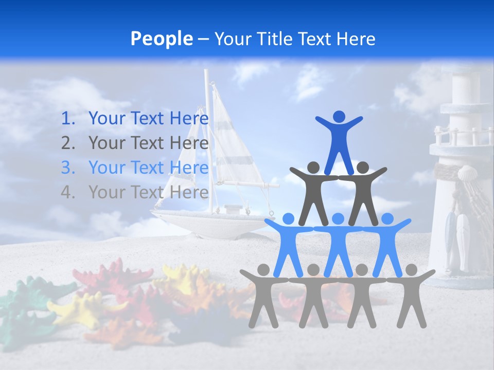 Nature Boat Sign PowerPoint Template