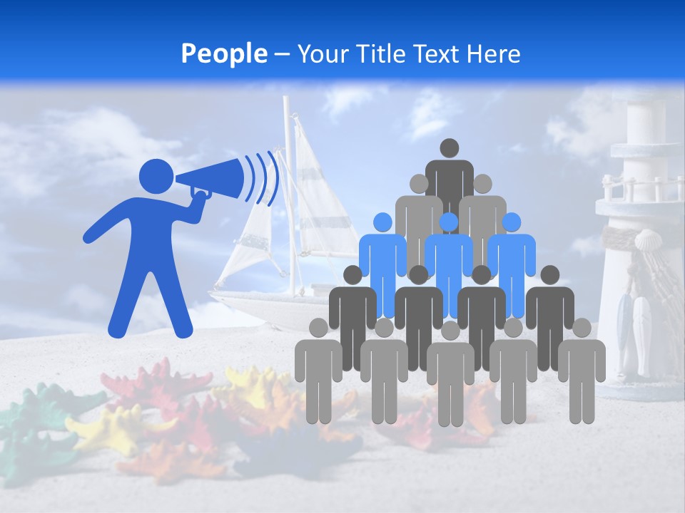 Nature Boat Sign PowerPoint Template