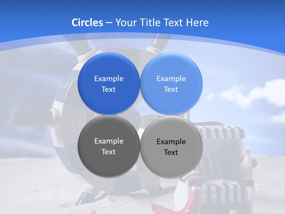 Surface Textured Water PowerPoint Template