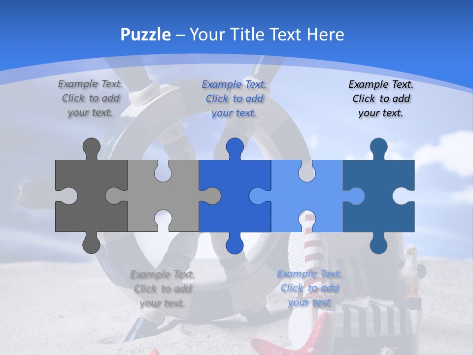 Surface Textured Water PowerPoint Template
