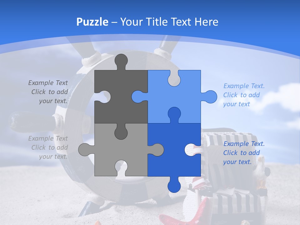 Surface Textured Water PowerPoint Template