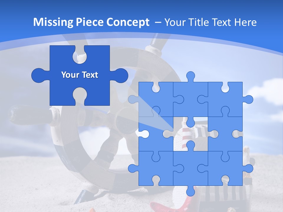 Surface Textured Water PowerPoint Template