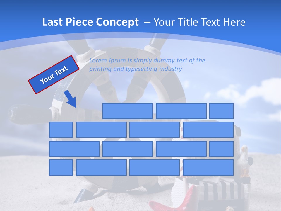 Surface Textured Water PowerPoint Template