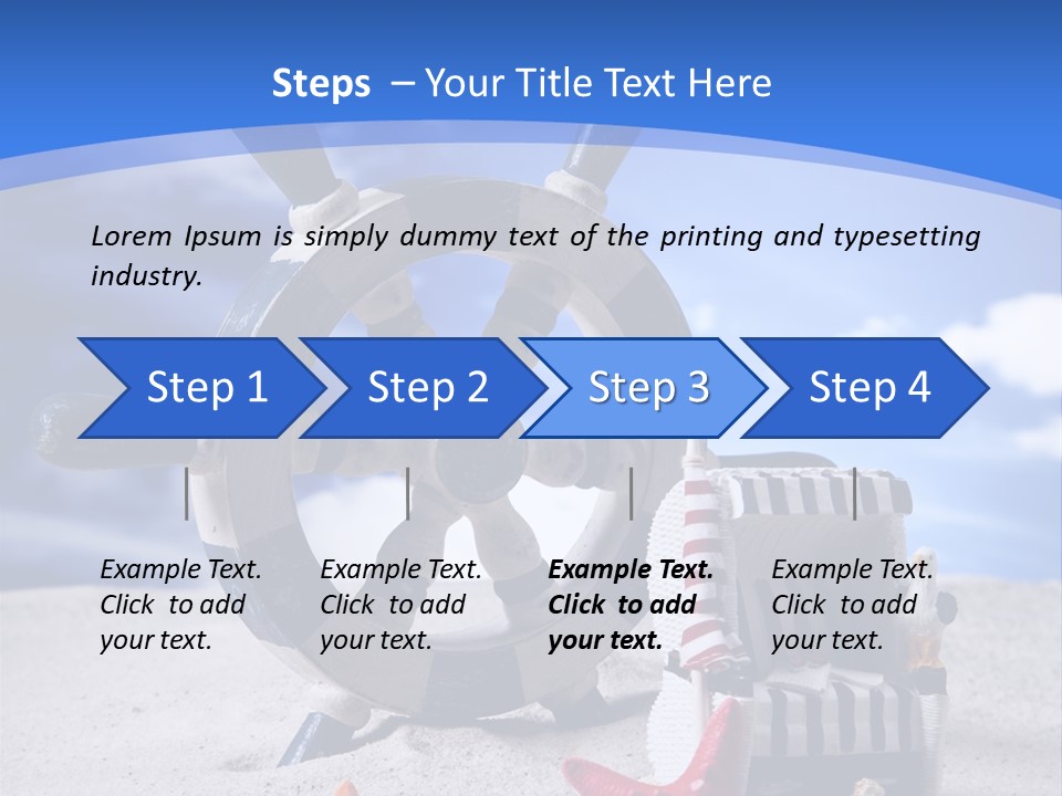 Surface Textured Water PowerPoint Template