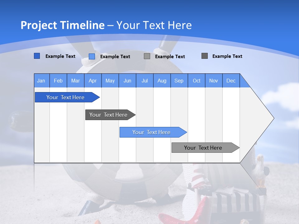 Surface Textured Water PowerPoint Template