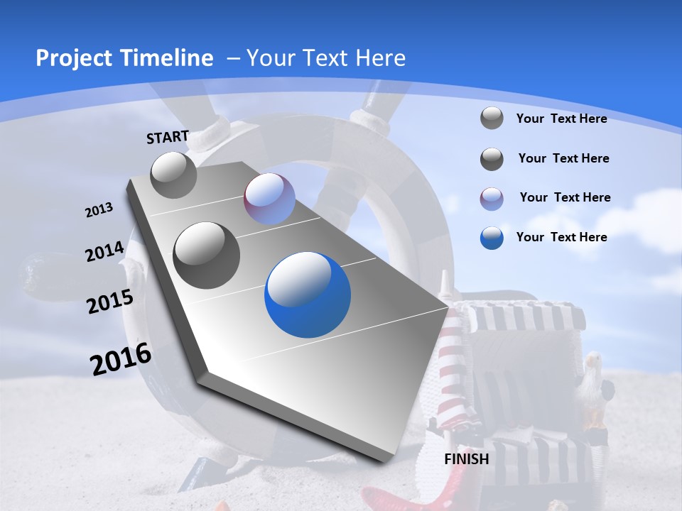 Surface Textured Water PowerPoint Template