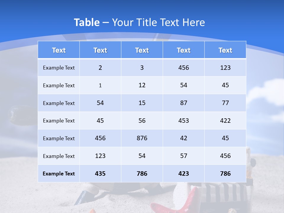 Surface Textured Water PowerPoint Template