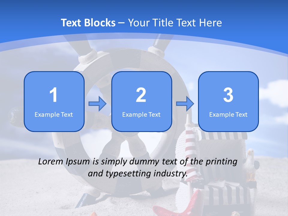Surface Textured Water PowerPoint Template