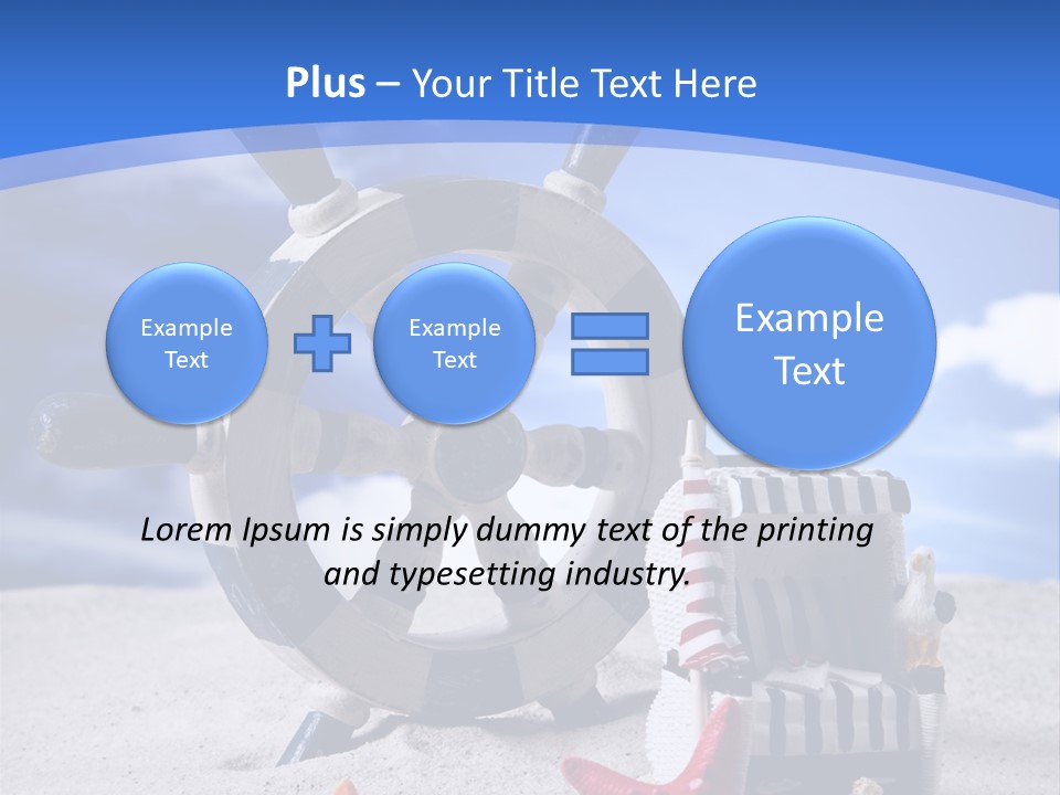 Surface Textured Water PowerPoint Template