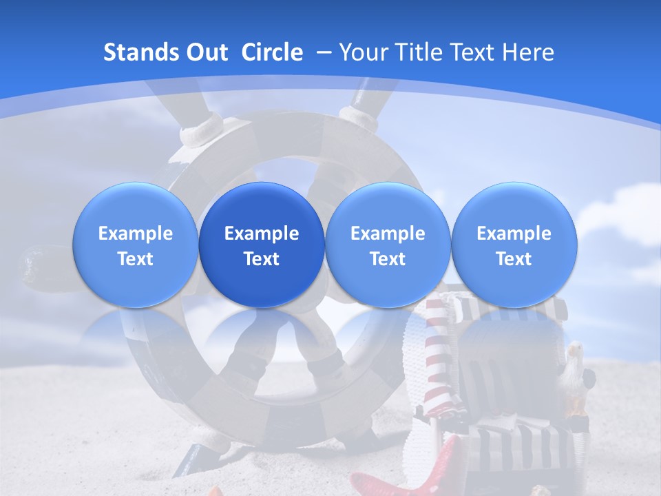 Surface Textured Water PowerPoint Template