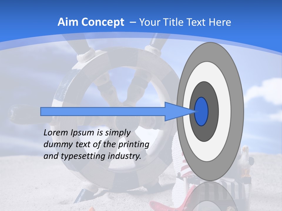 Surface Textured Water PowerPoint Template