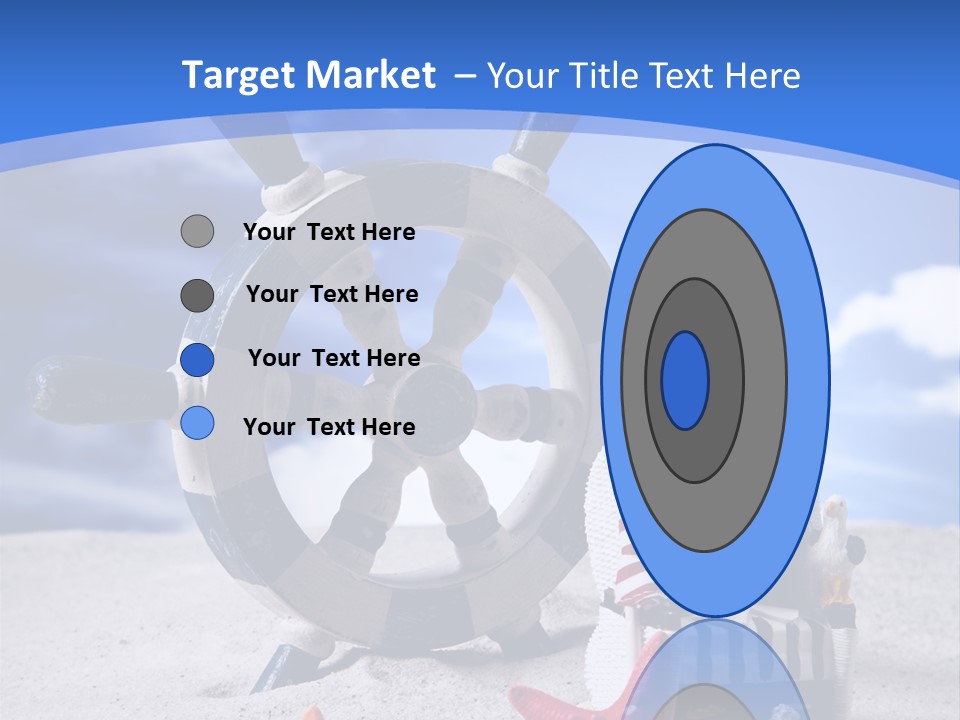 Surface Textured Water PowerPoint Template