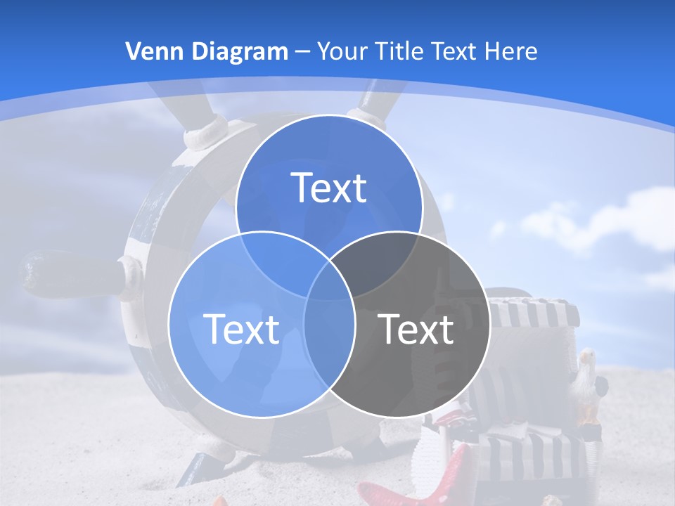 Surface Textured Water PowerPoint Template