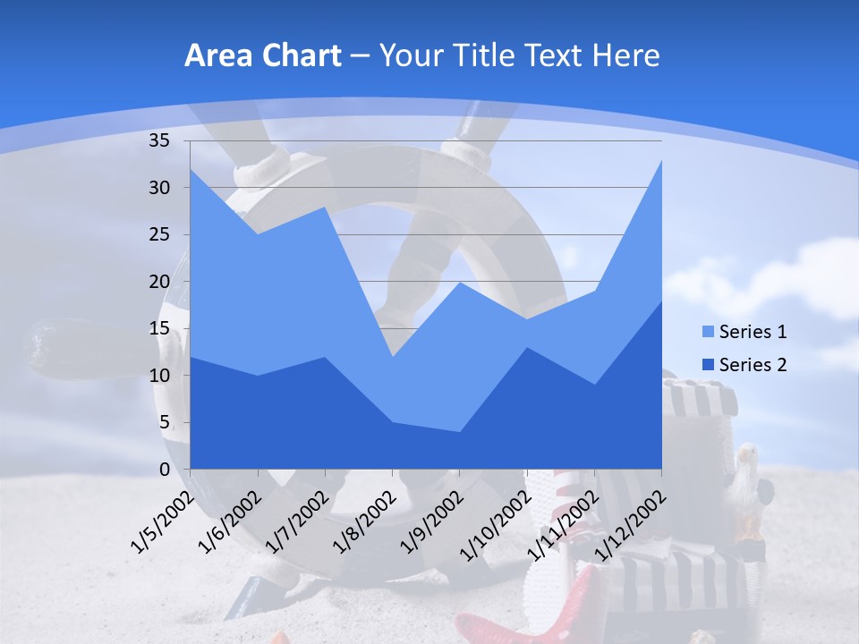 Surface Textured Water PowerPoint Template