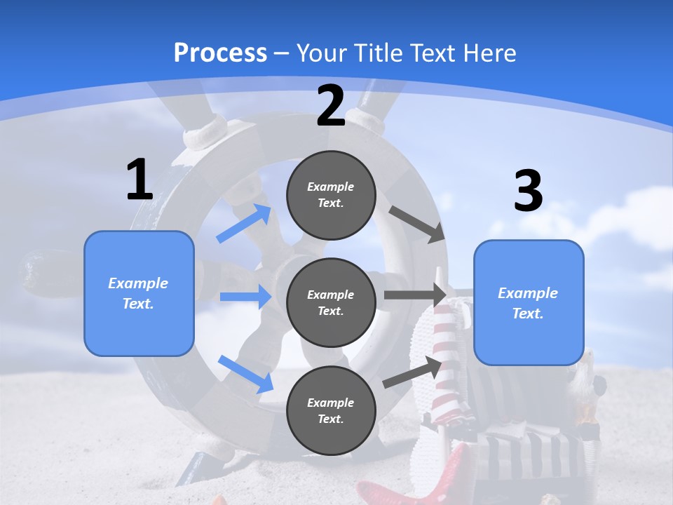 Surface Textured Water PowerPoint Template