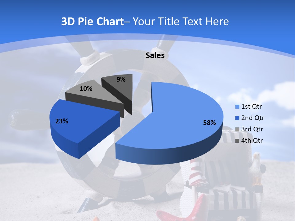 Surface Textured Water PowerPoint Template