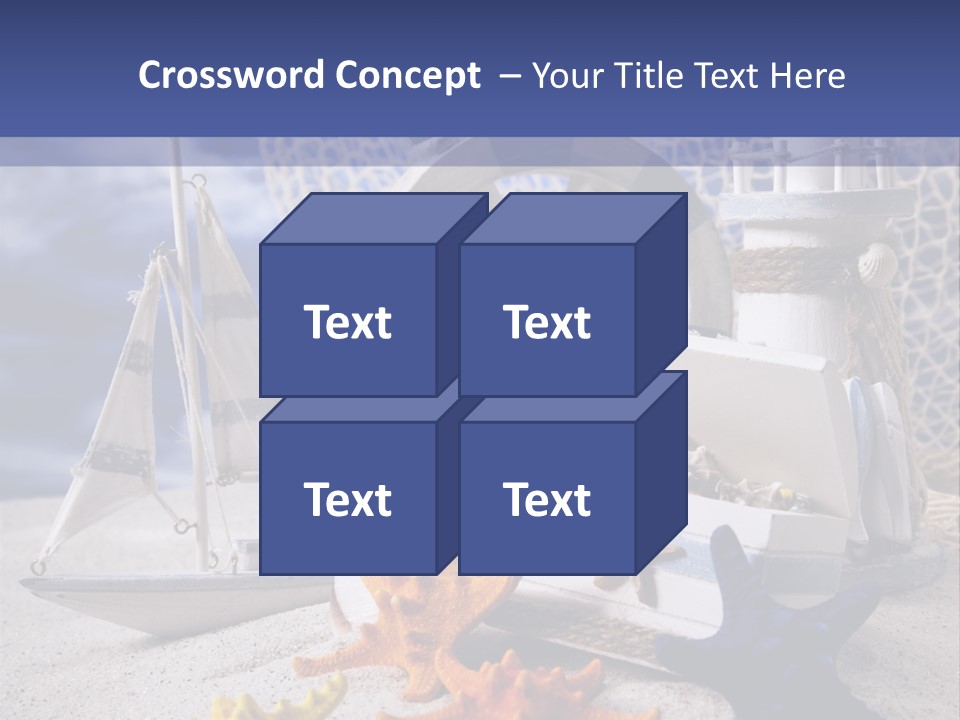 Scene Tranquil Surface PowerPoint Template