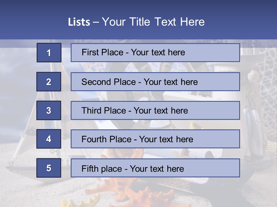 Scene Tranquil Surface PowerPoint Template