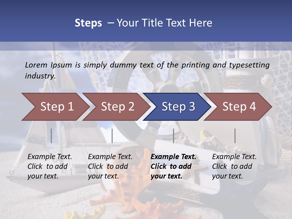 Scene Tranquil Surface PowerPoint Template