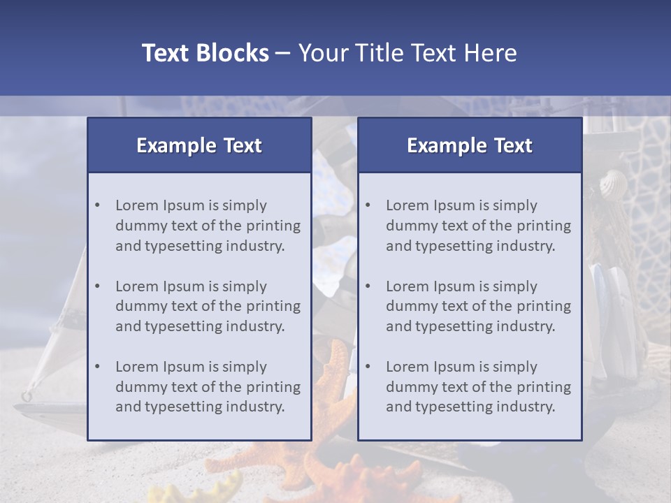 Scene Tranquil Surface PowerPoint Template