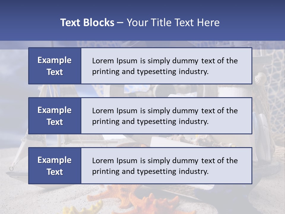 Scene Tranquil Surface PowerPoint Template