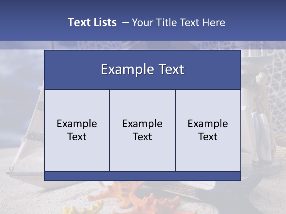 Scene Tranquil Surface PowerPoint Template