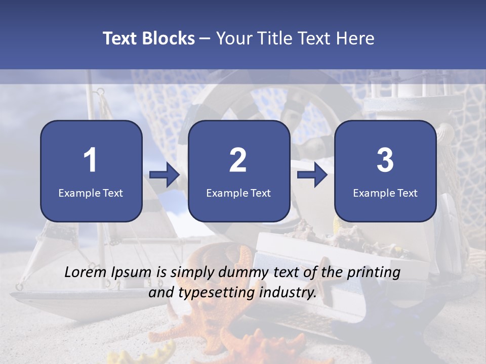 Scene Tranquil Surface PowerPoint Template