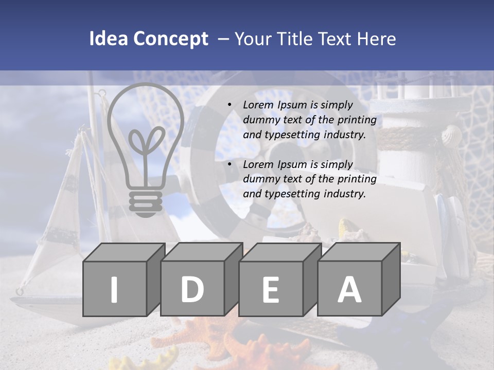 Scene Tranquil Surface PowerPoint Template
