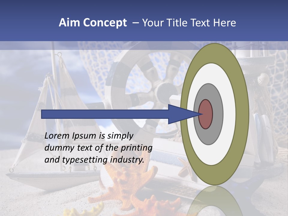 Scene Tranquil Surface PowerPoint Template