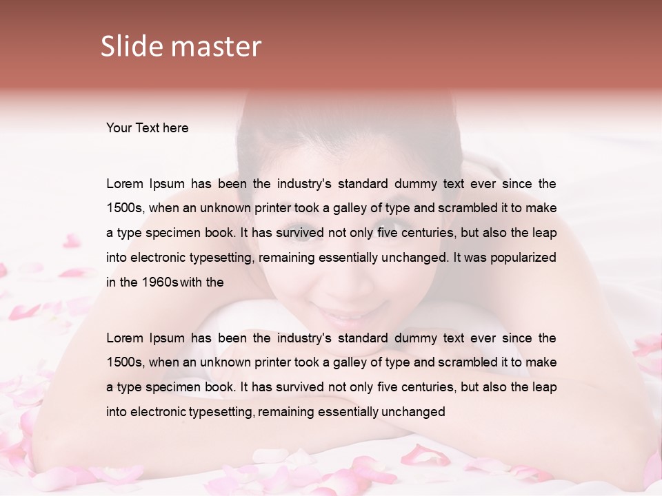 White Background Healthcare Aromatherapy PowerPoint Template