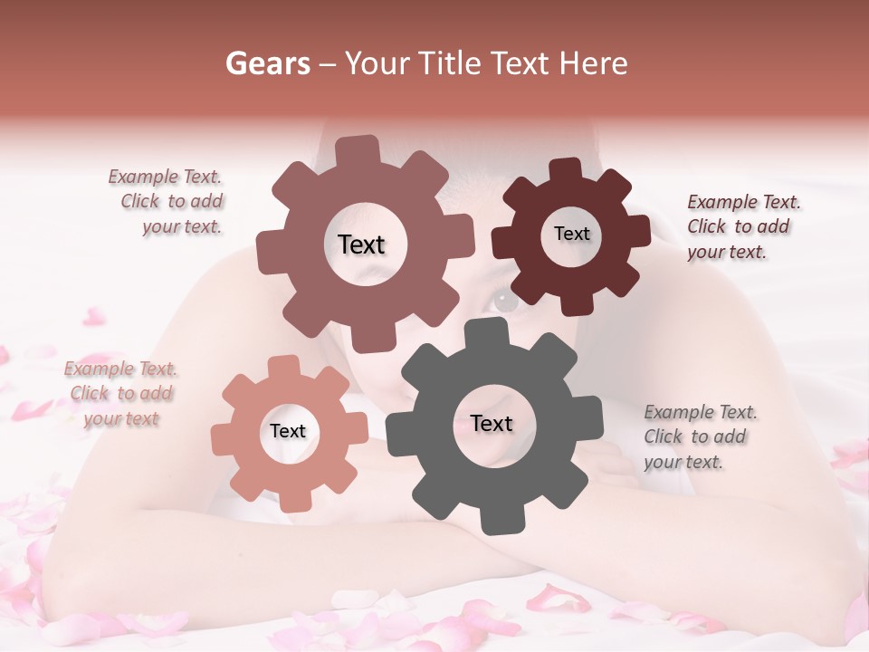 White Background Healthcare Aromatherapy PowerPoint Template