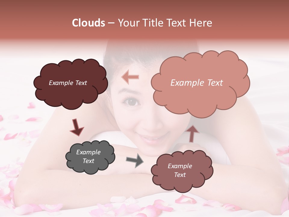 White Background Healthcare Aromatherapy PowerPoint Template