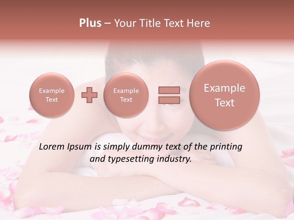 White Background Healthcare Aromatherapy PowerPoint Template