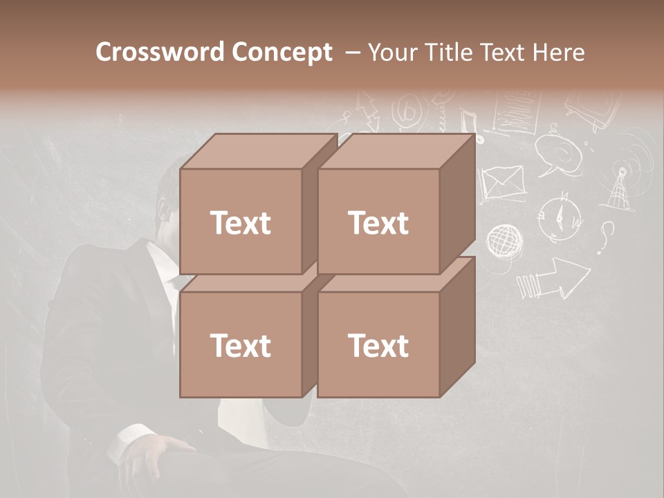 Technology Happy Man PowerPoint Template