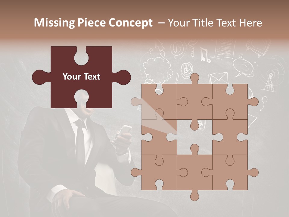 Technology Happy Man PowerPoint Template