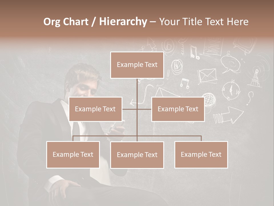 Technology Happy Man PowerPoint Template