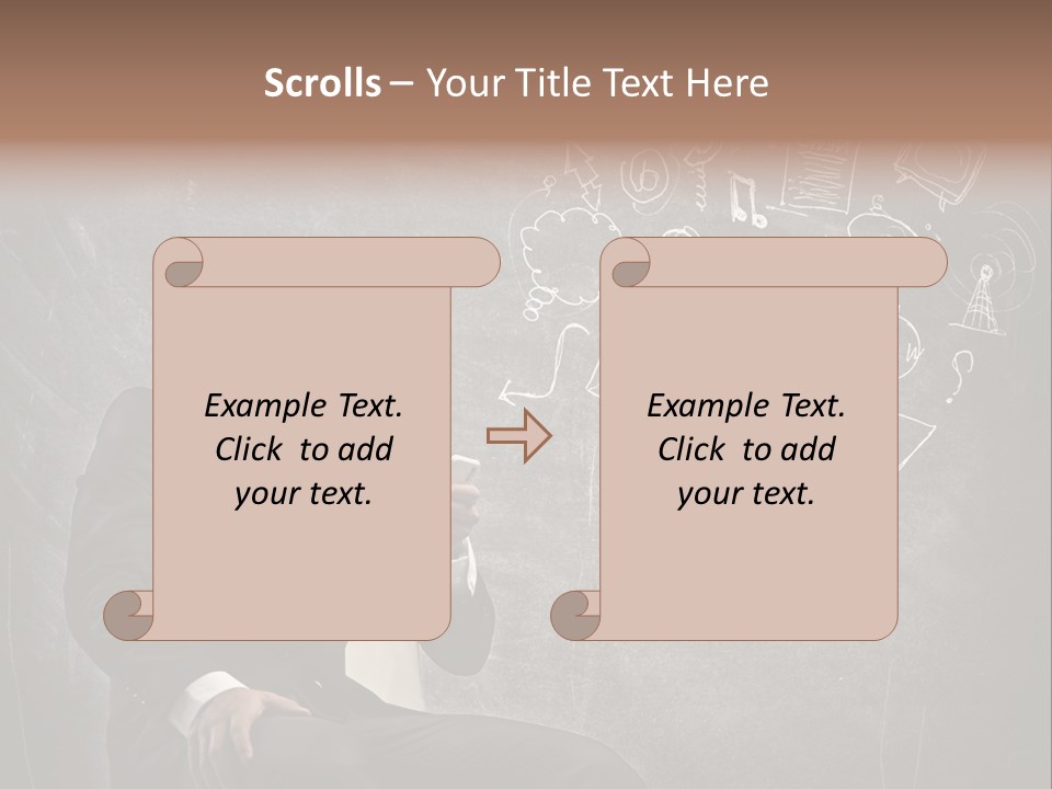 Technology Happy Man PowerPoint Template