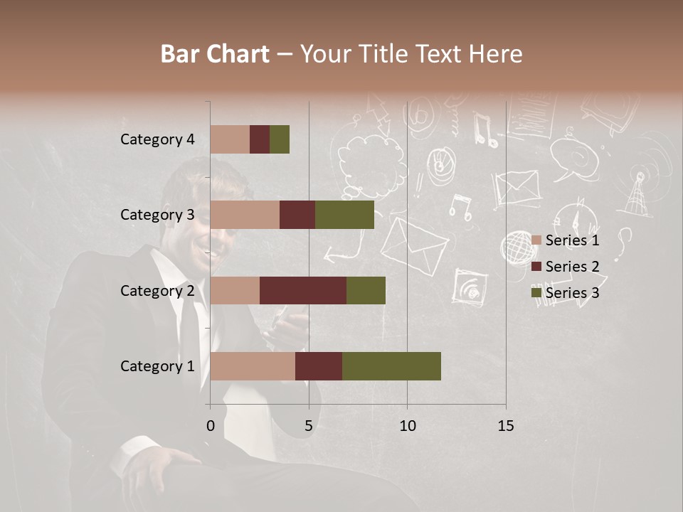 Technology Happy Man PowerPoint Template
