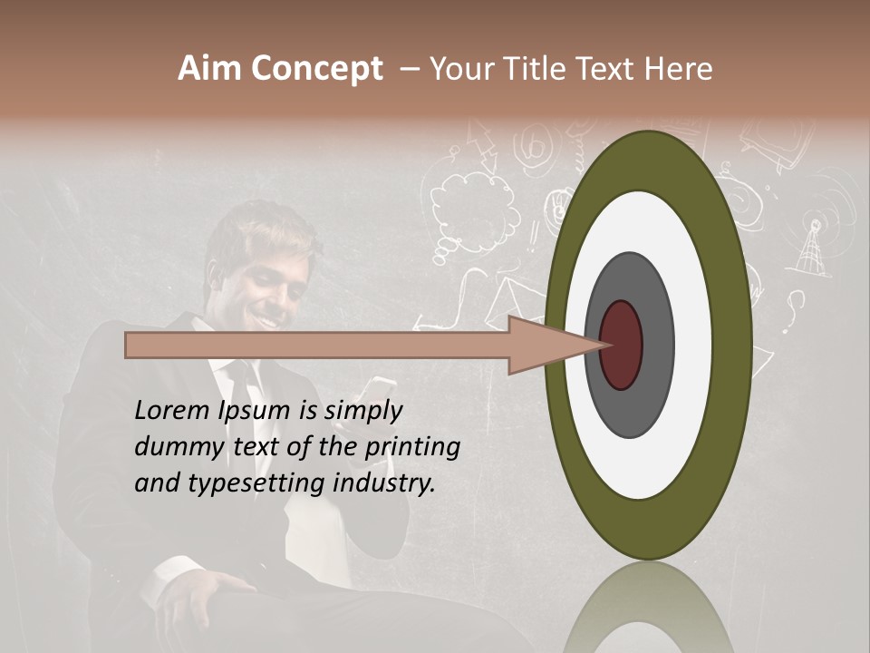 Technology Happy Man PowerPoint Template