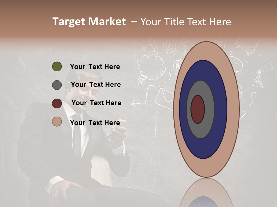 Technology Happy Man PowerPoint Template