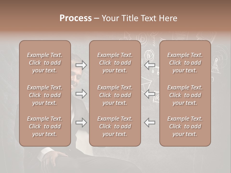 Technology Happy Man PowerPoint Template