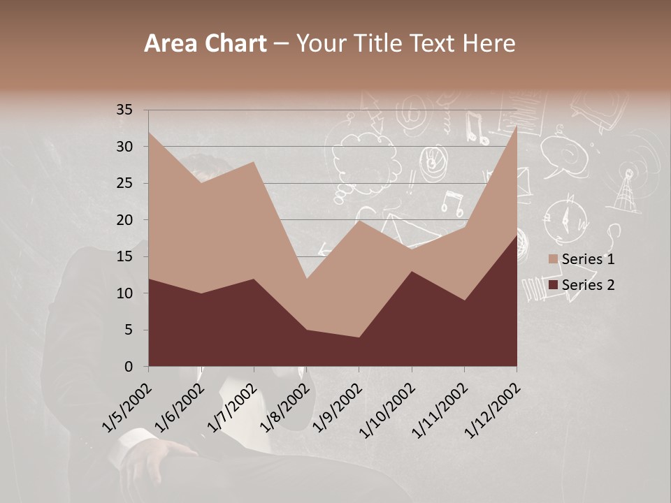 Technology Happy Man PowerPoint Template