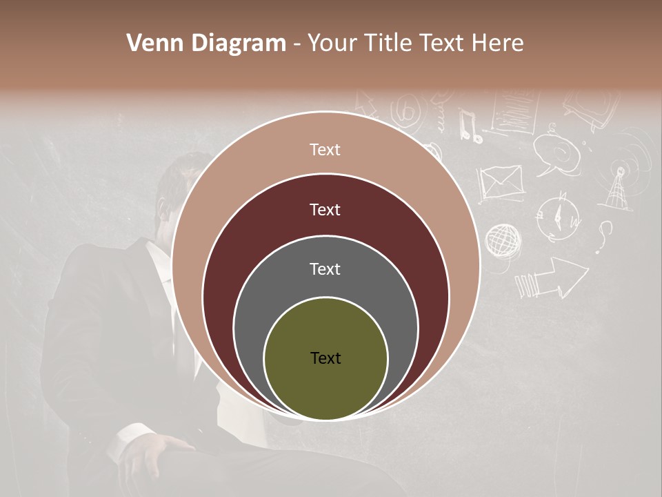 Technology Happy Man PowerPoint Template