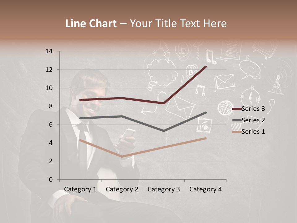 Technology Happy Man PowerPoint Template