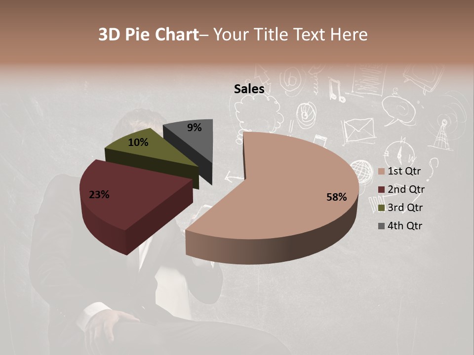 Technology Happy Man PowerPoint Template