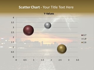 City Lights Motorway PowerPoint Template