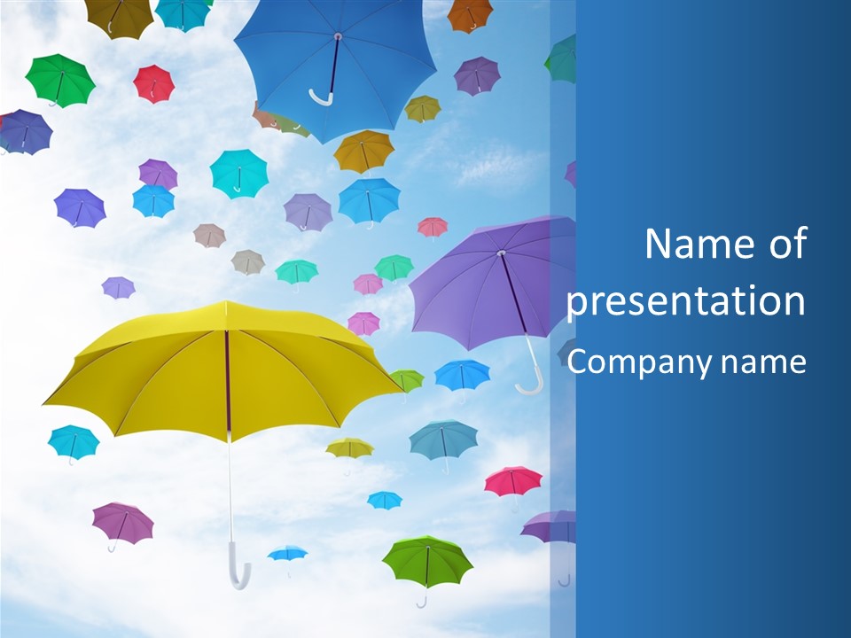 Protection Spring Wind PowerPoint Template