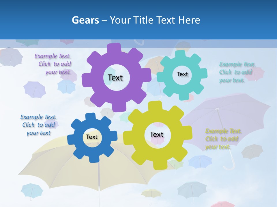 Protection Spring Wind PowerPoint Template